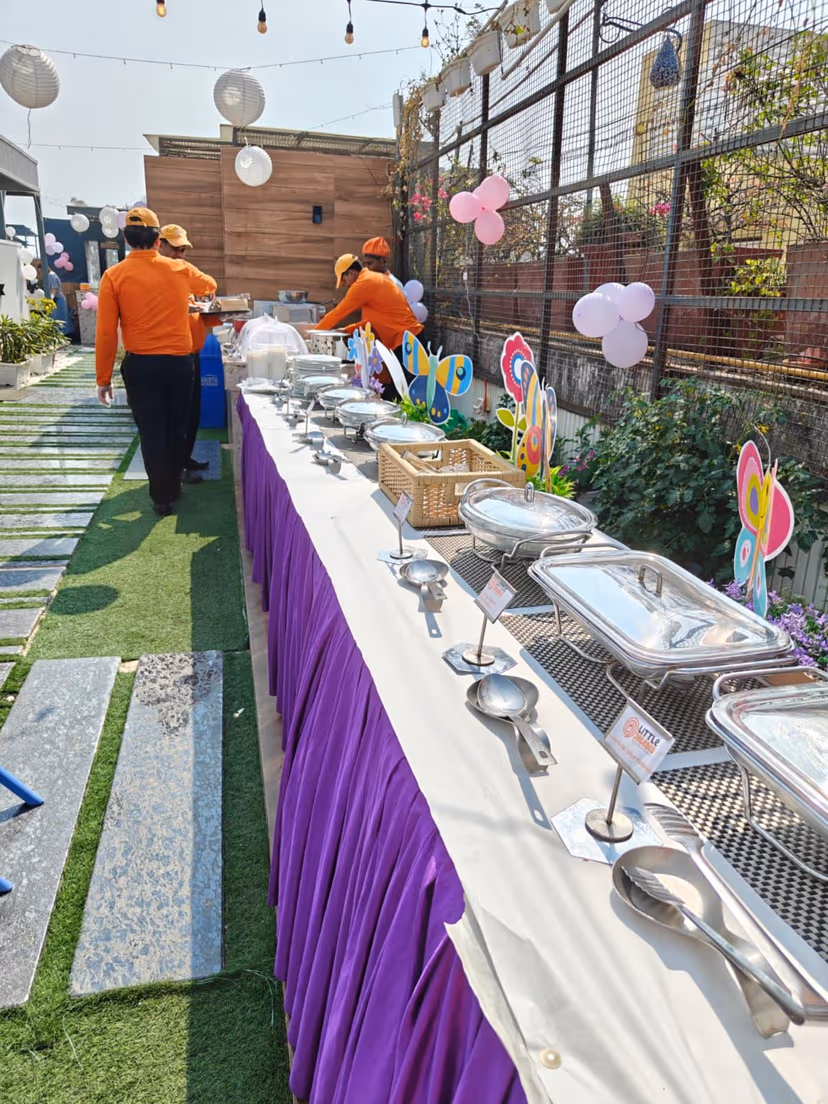 Kids Party Catering Setup by Little Jalebis